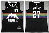 Nuggets 27 Jamal Murray Black City Edition Nike Swingman Jersey,baseball caps,new era cap wholesale,wholesale hats